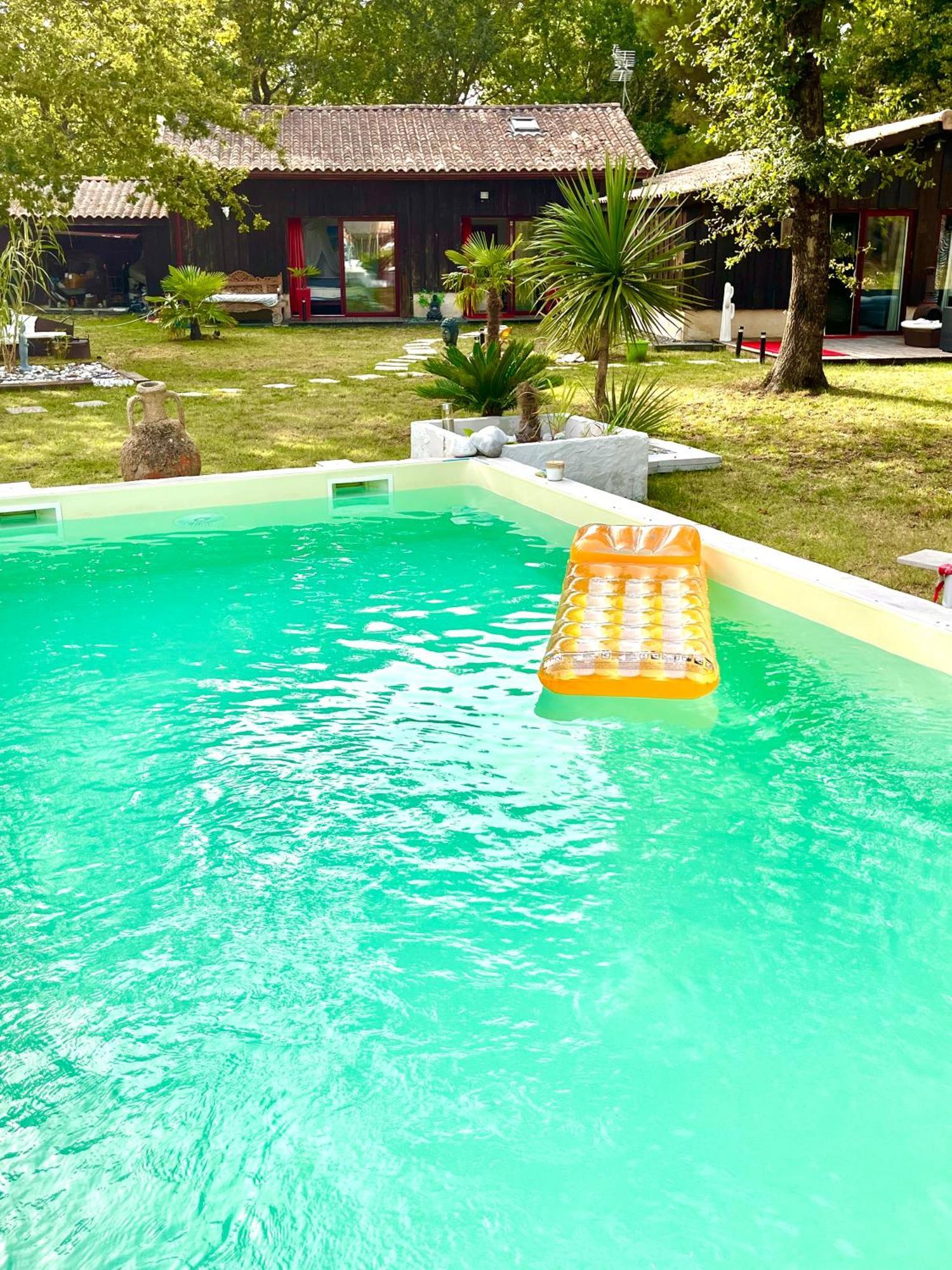 House De La Canopee, Swimming Pool, Lake, Forest, Large Garden And Wifi Hourtin Luaran gambar
